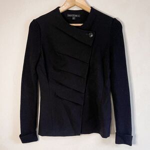 Lafayette 148 New York Asymmetric Folded Jacket S
